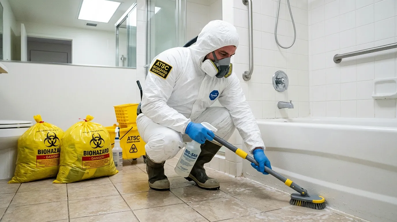 Decontamination equipment deployed for Blood Cleanup in Selden